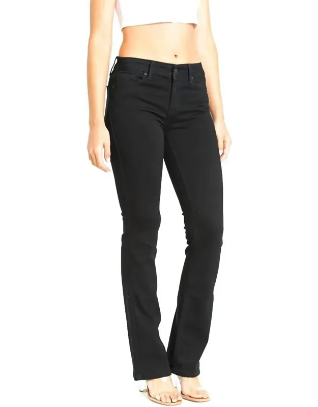 Basic Slim Bootcut Jeans