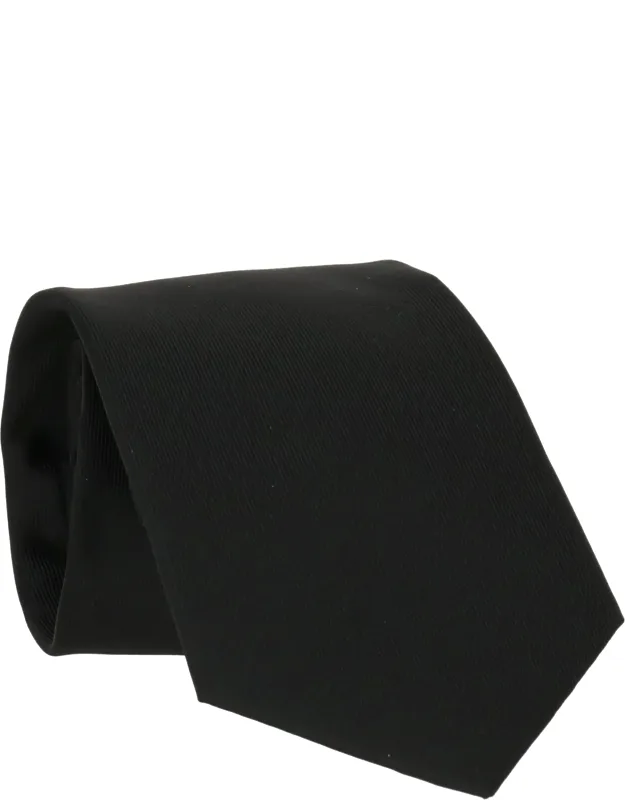 Scotch & Soda Black Tie, Sleek Accessory, Premium Fabrics