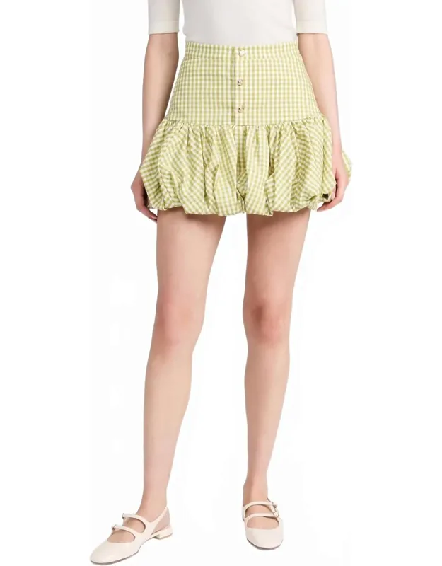 Reina Bubble Hem Skirt