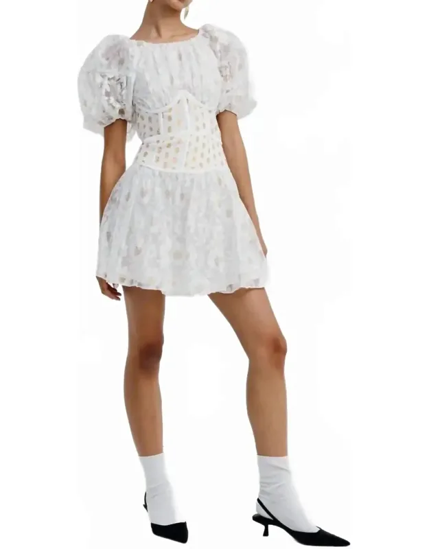 Lupita Mini Puff Sleeve Dress