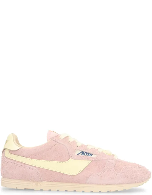 Sneakers With Lace-up Closure And Ultra-flat Rubber Sole