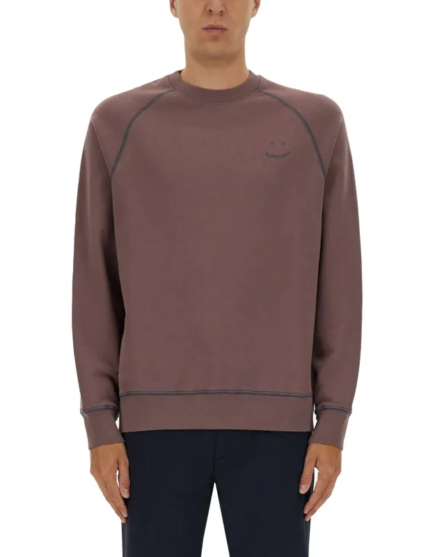 Ps By Sweatshirt With Embroidery Happy