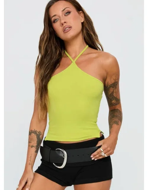 Baseline Halter Rib Top
