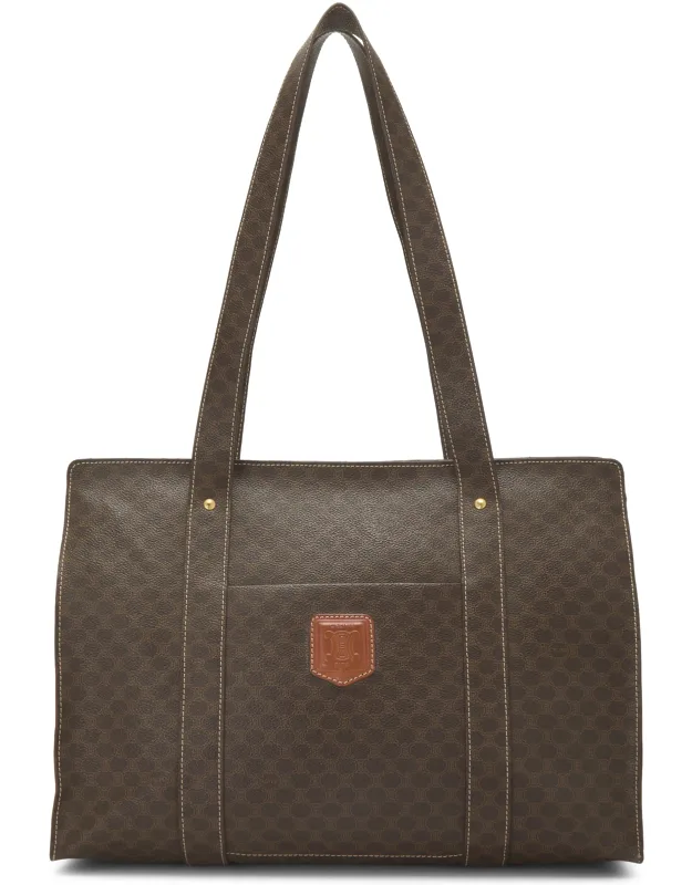 Macadam Coated Canvas Tote