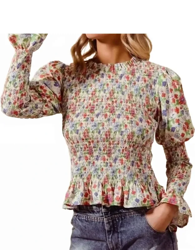 Felecity Floral Top