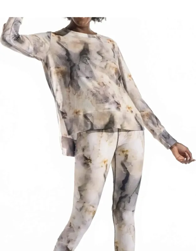 Soft Dreamy Dye Hi-lo Sweatshirt