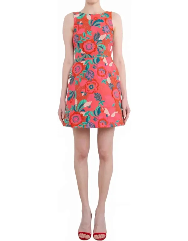 Jacquard Mini Dress