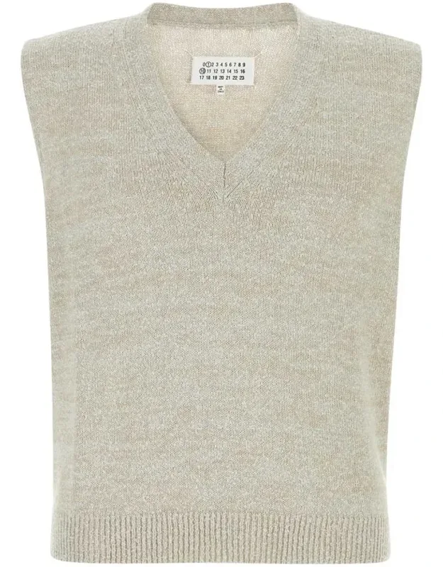 Jacket And Vests Melange Cotton Blend