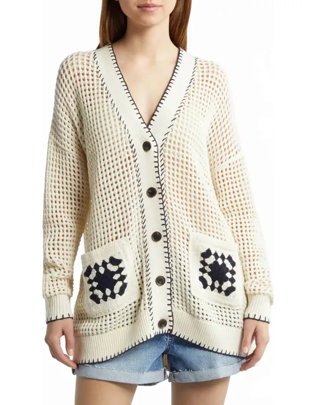 Crochet Open Stitch Cardigan