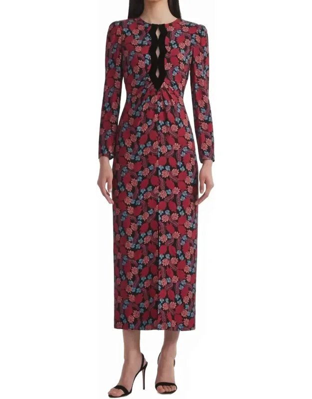 Jinx Long Sleeve Midi Dress