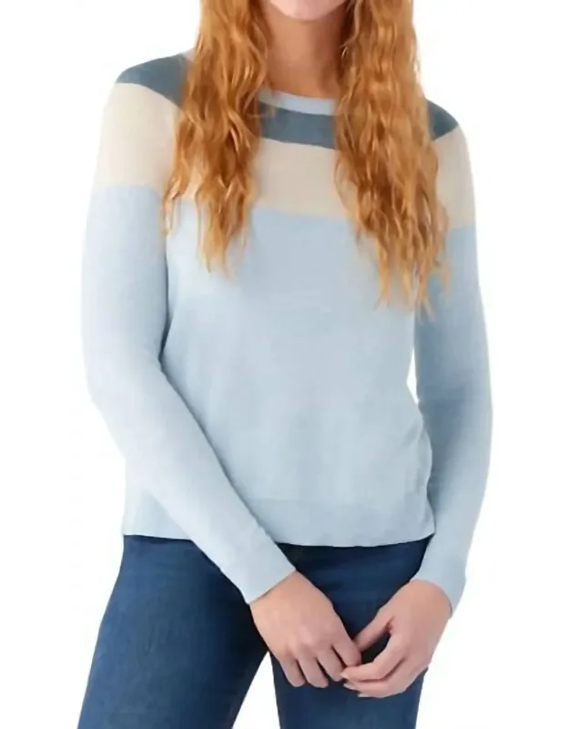 Colorblock Crew Sweater
