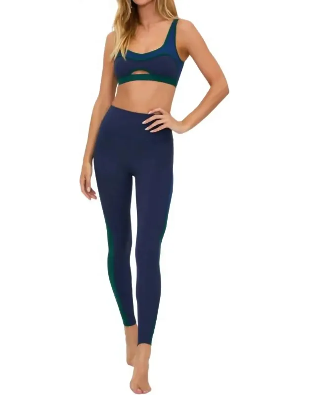 Pamila Color Block High Waist Leggings