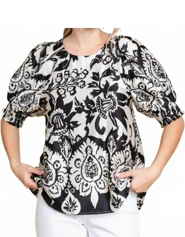 Floral Print Blouse