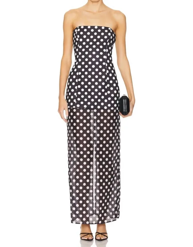 Polkadot Maxi Dress