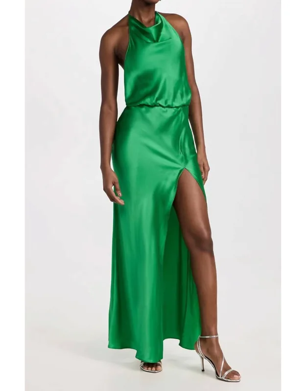 Aurela Halter Gown