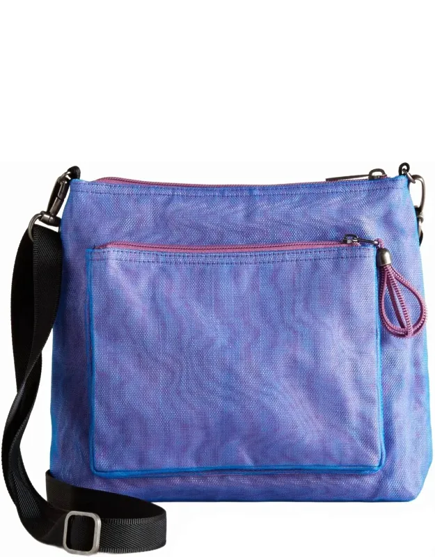Two Tone Mesh Crossbody Bag