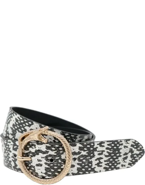 Sammy Snake Mono Leather Belt