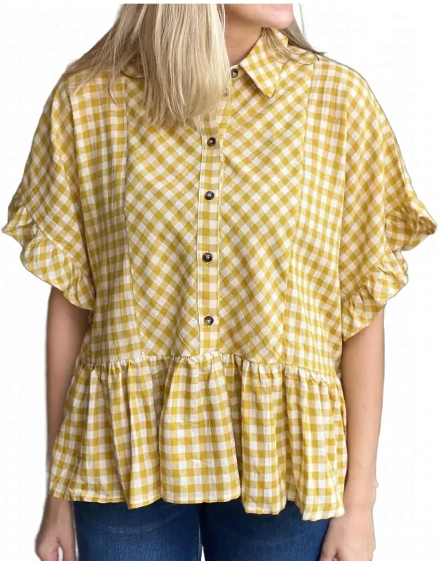 Gingham Top