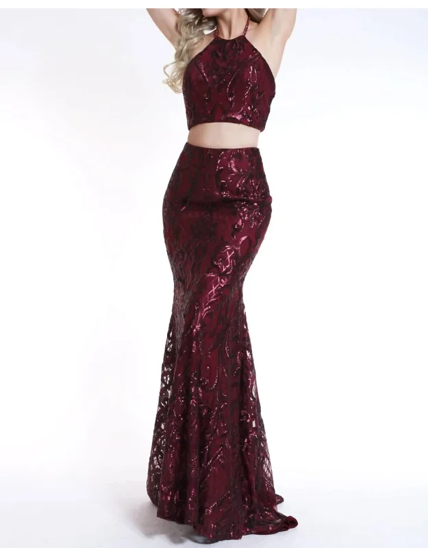 Two-piece Prom Dress