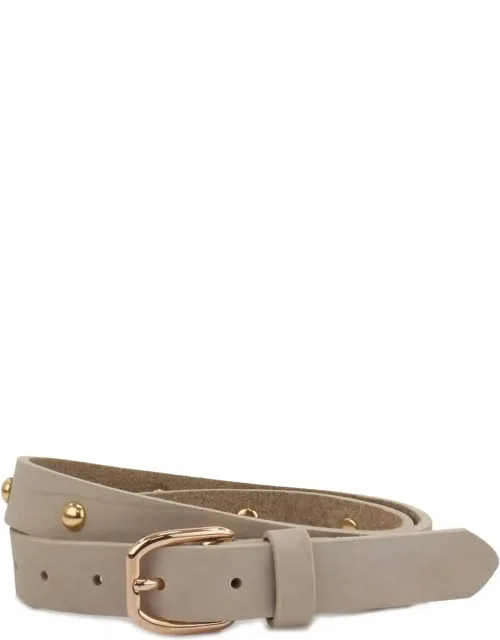 Nubuck Studded Belt