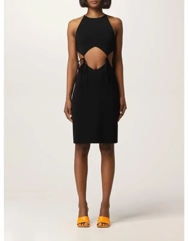 Cut-out Mini Dress With Laces
