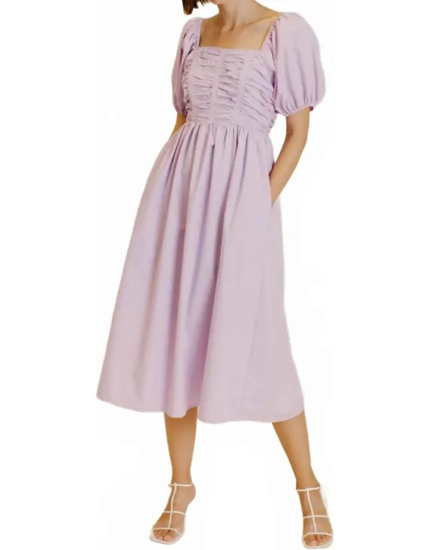 Grosgrain Midi Dress