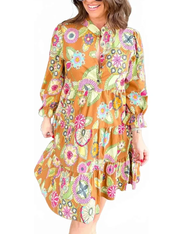 Tiered Mini Dress