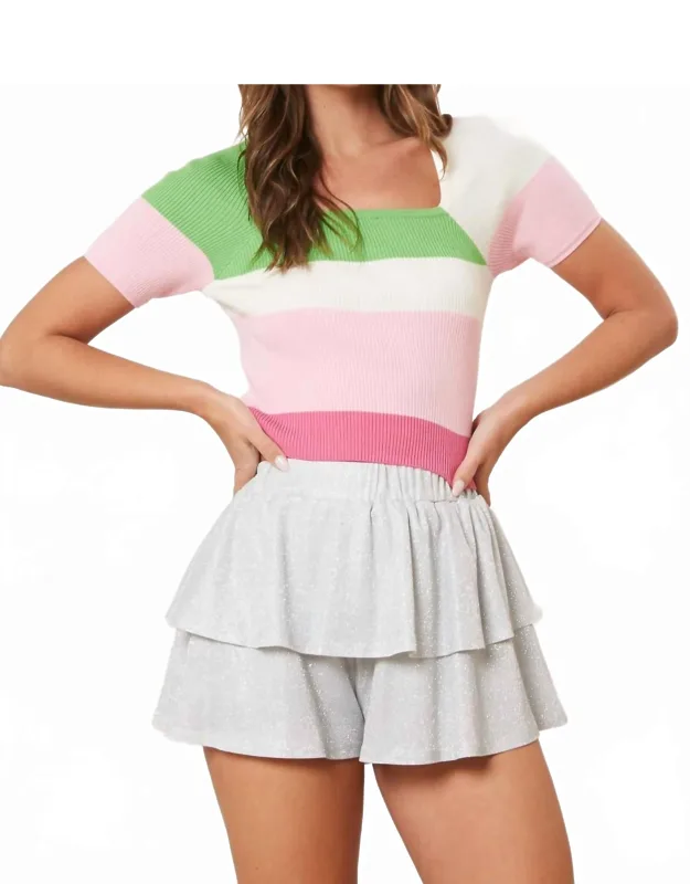 Ribbed Sweater Top