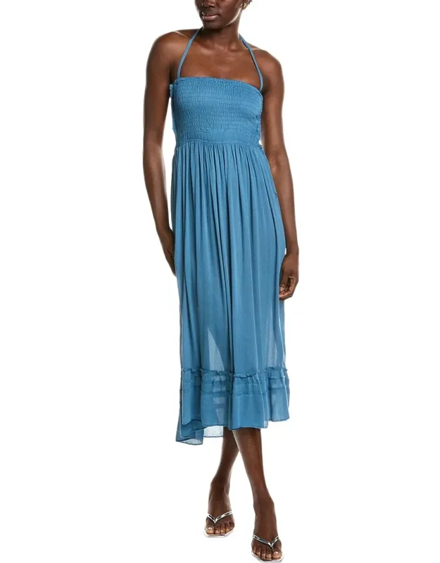 Smocked Bodice Maxi Dress