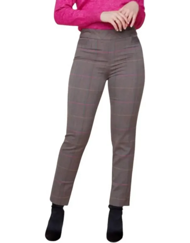 Plaid Ankle Pants