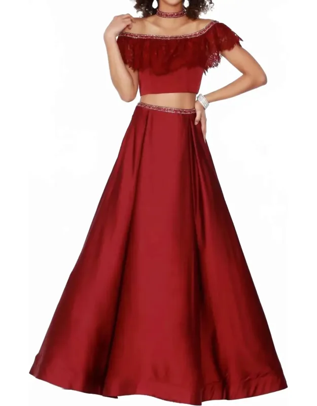 Off The Shoulder Prom Dress