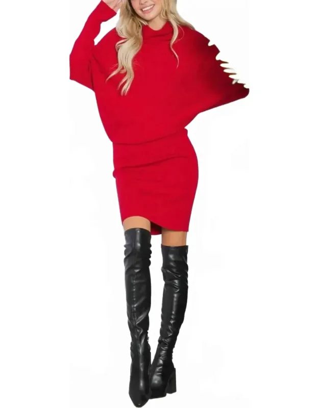 Sutton Long Sleeve Midi Length Sweater Dress