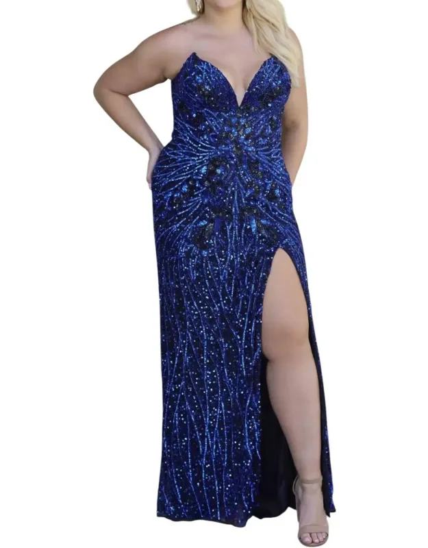 Strapless Prom Dress