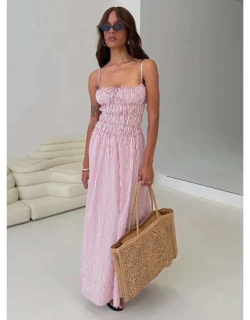 Loralei Shirred Maxi Dress