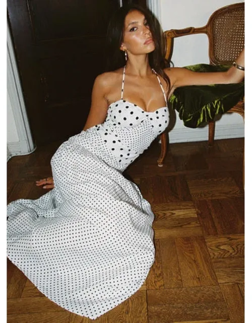 Marguerite Halter Maxi Dress