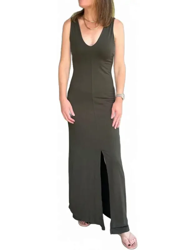 Double V Tank Dress