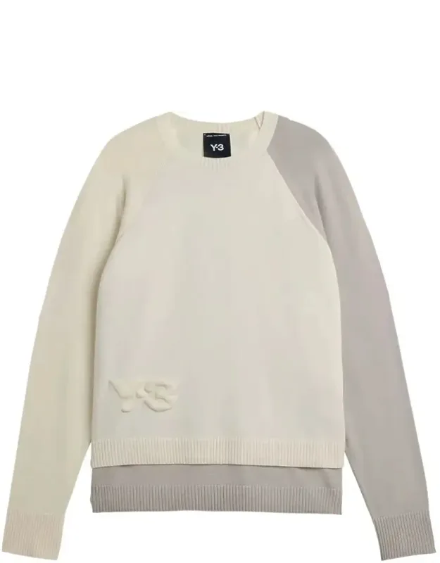 Logo-embossed Colour-block Sweater