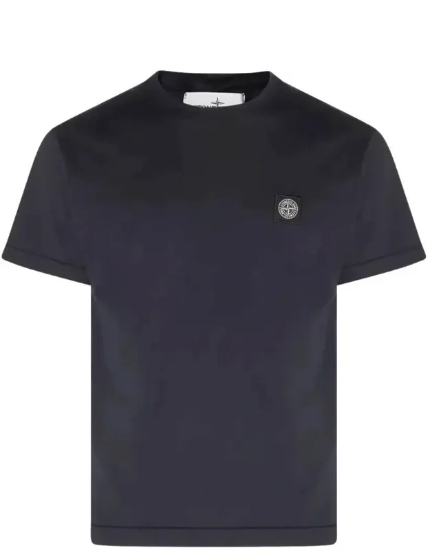 Slim Fit Cotton Jersey T-shirt With Compass Patch
