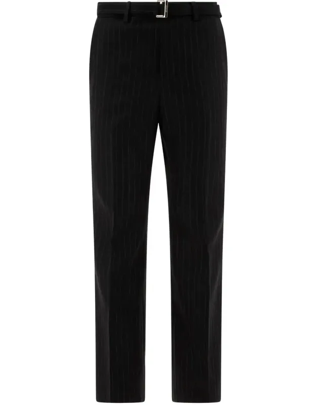 Pinstriped Trousers