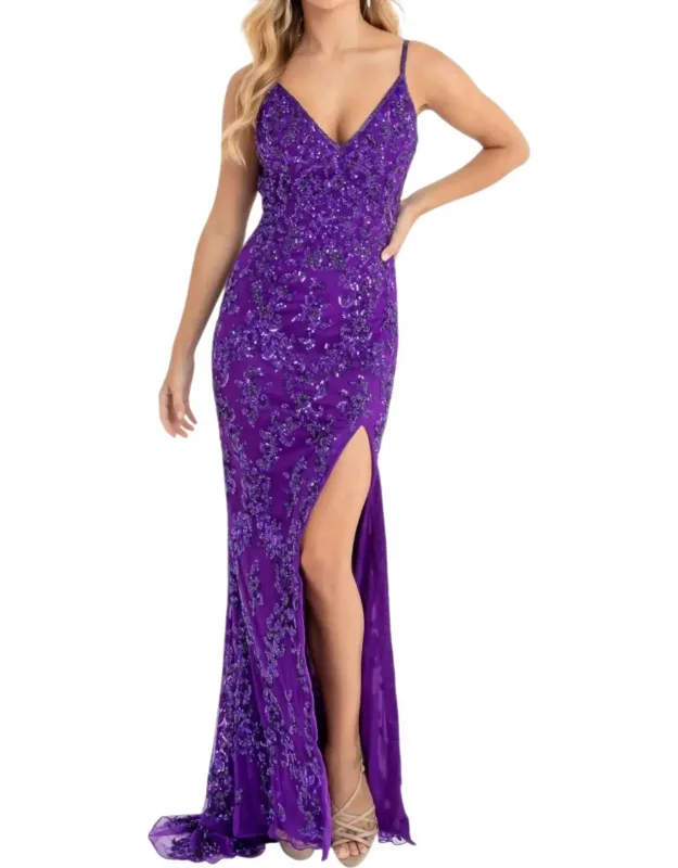 Fitted Body Sexy Back Prom Dress