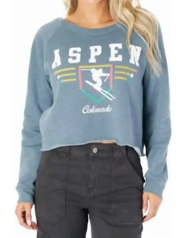 Retro Crop Sweatshirt