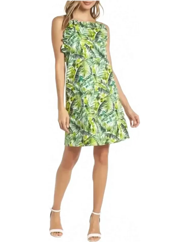 Sleeveless Ruffle Top Dress