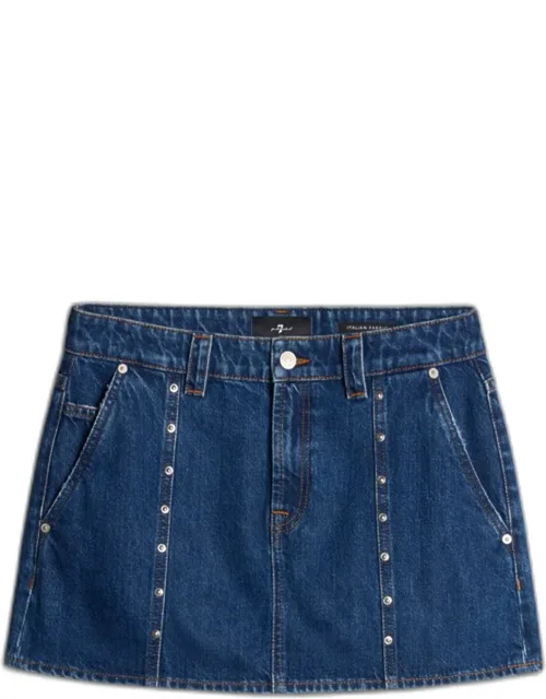 Milly Studded Mini Skirt