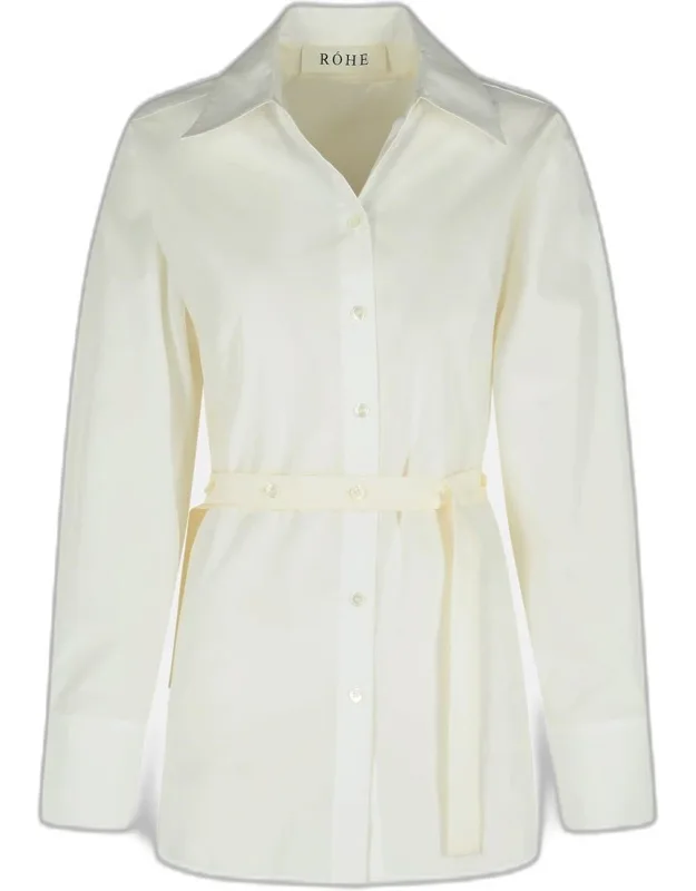 Combined Silk Poplin Vest-shirt