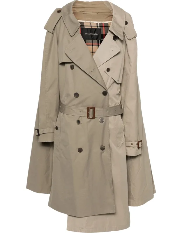 Double Sleeve Trench Coat