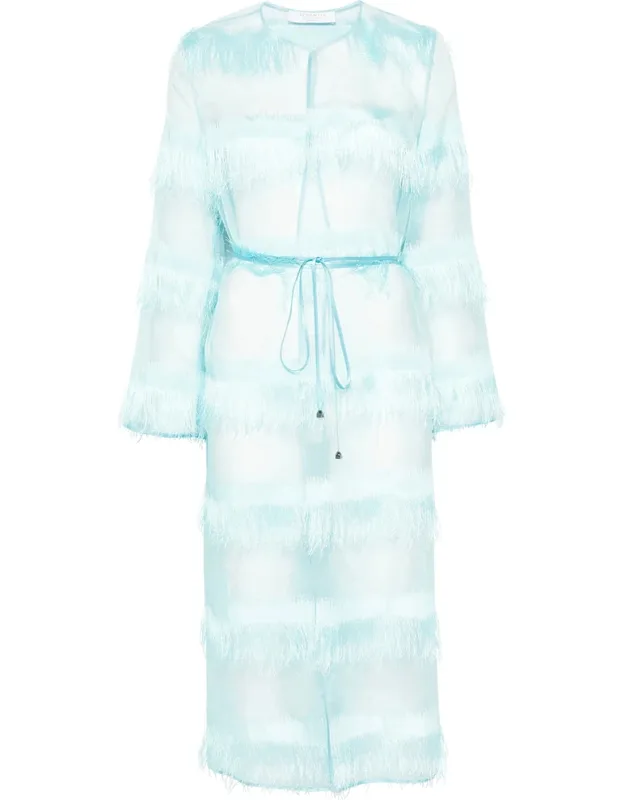 Fringe-detailed Coat