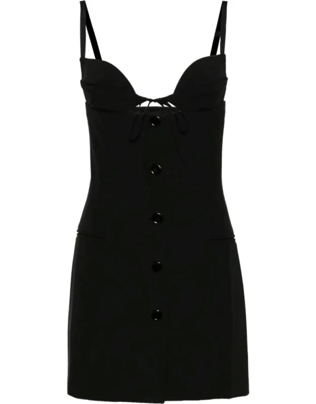 Button-up Mini Dress