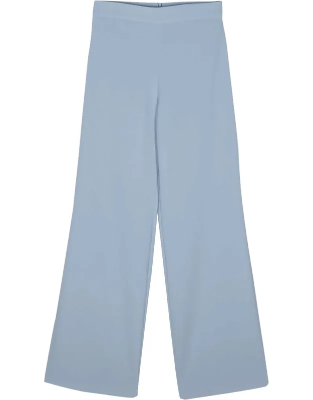 Zipped Straight Trousers