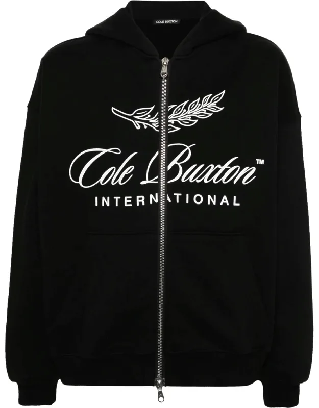 International Logo-print Hoodie