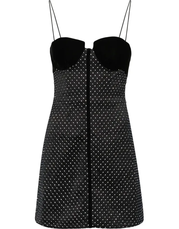 Eclipse Crystal-embellished Satin Dress